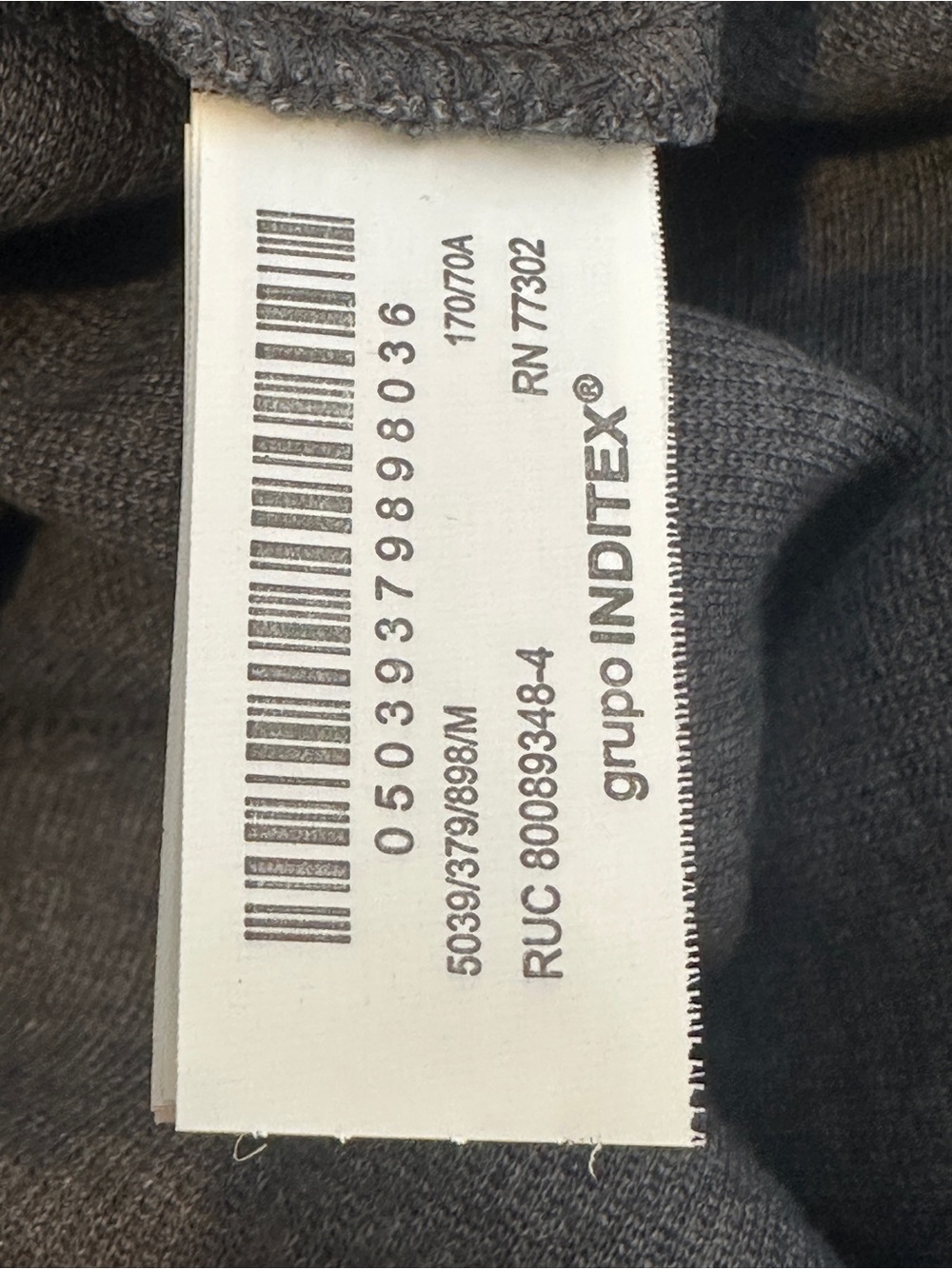 Zara Light Gray Knit A-Line Skirt Size M NWT - Picture 7 of 8